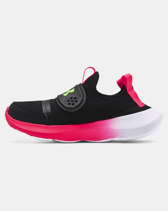 Girls' Pre-School UA Runplay Fade Running Shoes, Black, pdpMainDesktop image number 1